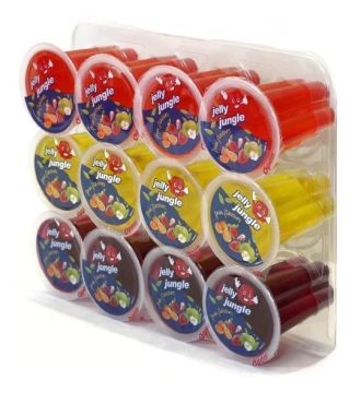 Jungle Jelly Pineapple And Tutti Frutty (15 Pcs), 840 G